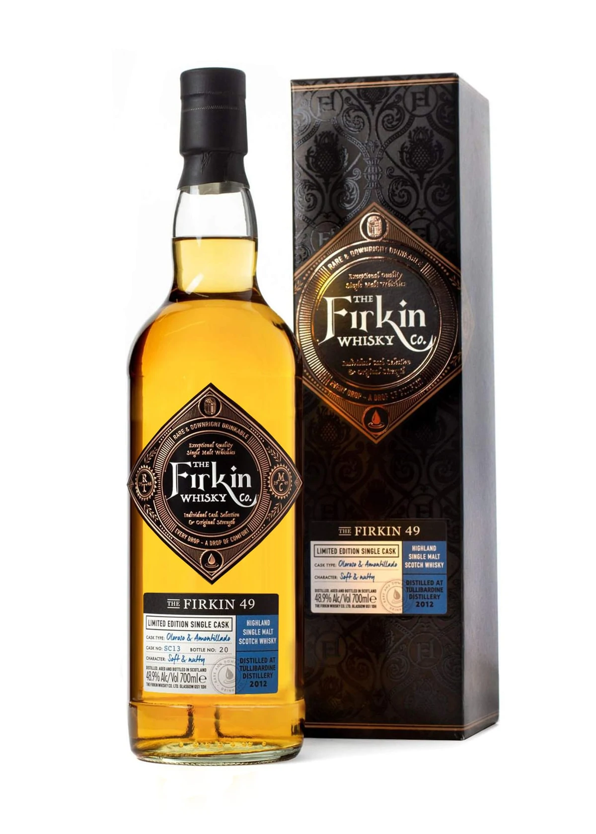 Firkin Whisky Information Amontillado cask bottle
