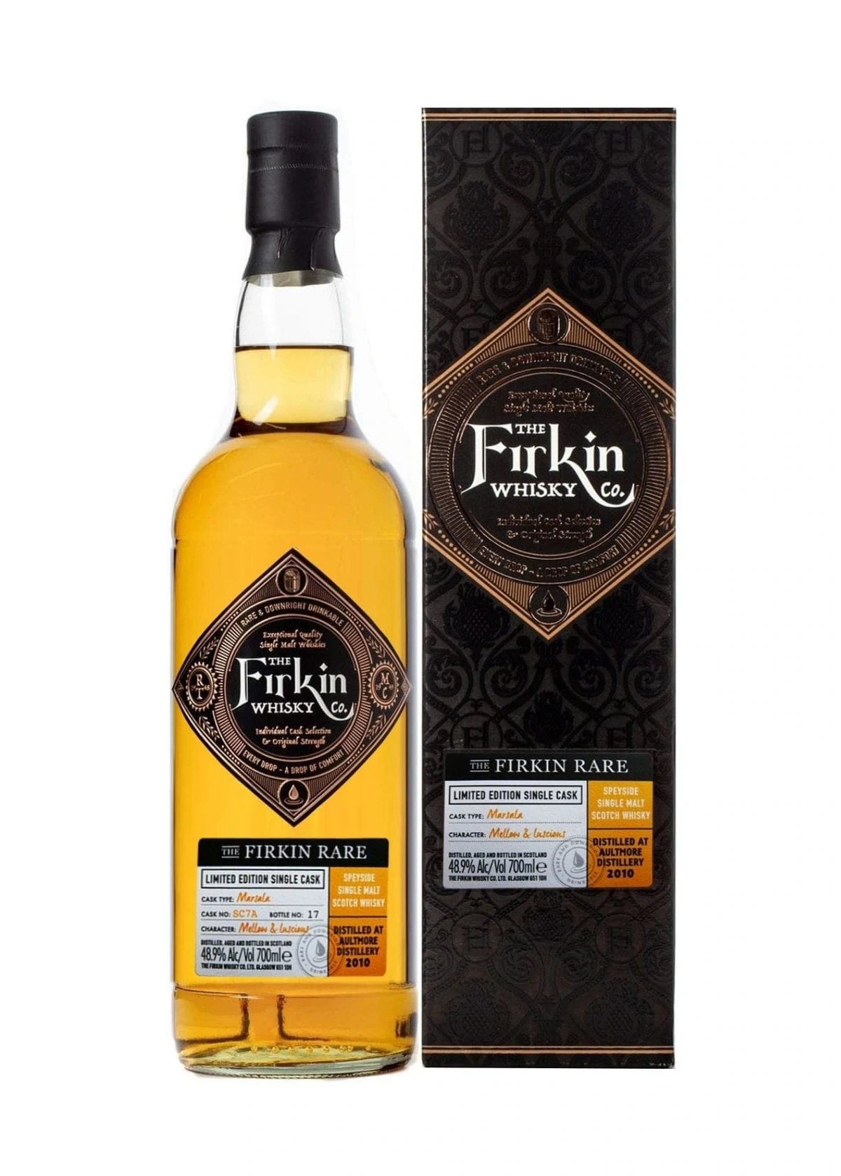 Firkin Whisky Information marsala cask bottle